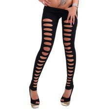 Cut Out Leggings schwarz